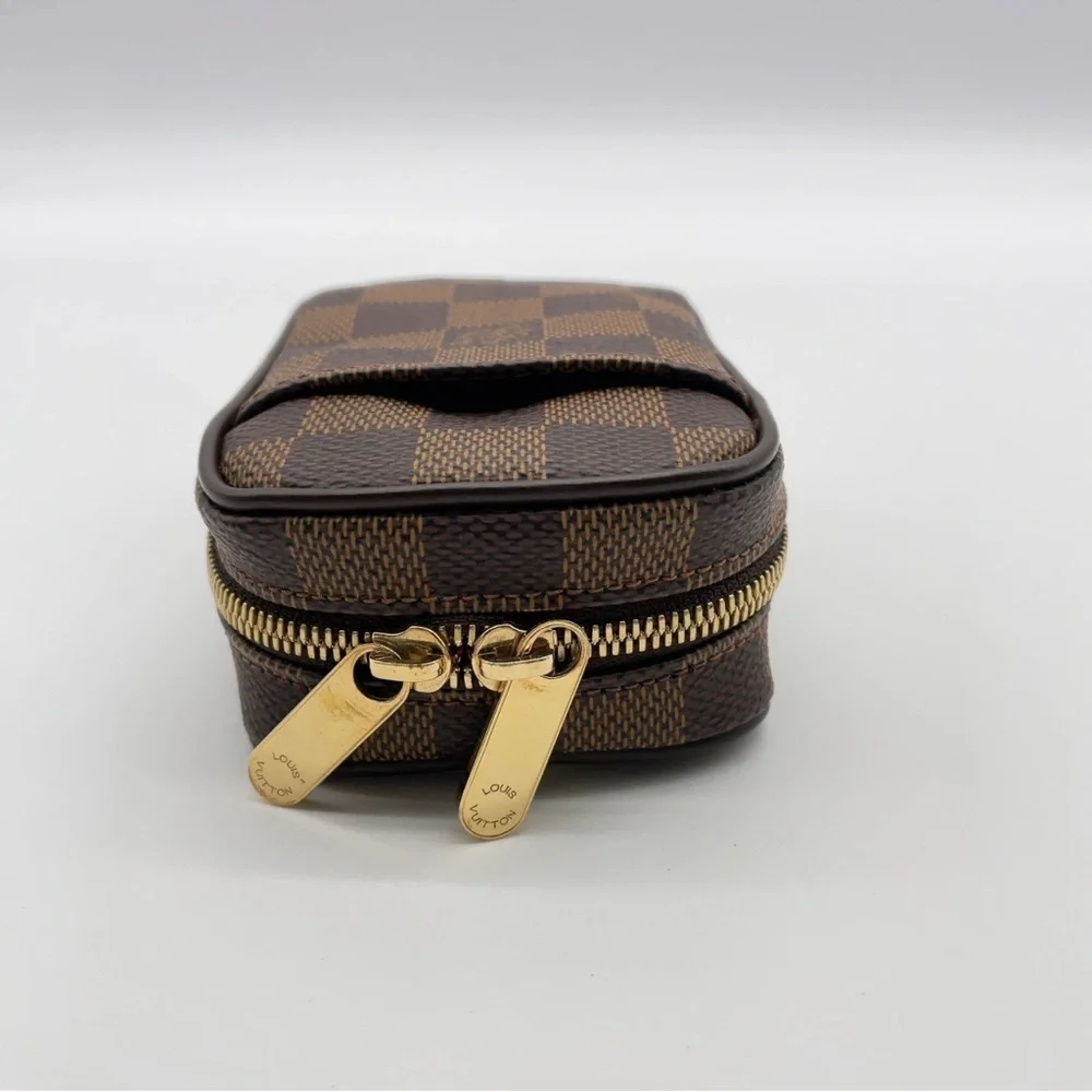 Auth Louis Vuitton Ebene Etui Okapi PM M61738 Shoulder Pouch W/Box/Strap - Picture 8 of 15